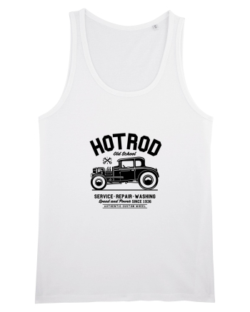 Hot Rod Black Old School Black White