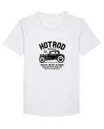 Hot Rod Black Old School Black Tricou mânecă scurtă guler larg Bărbat Skater