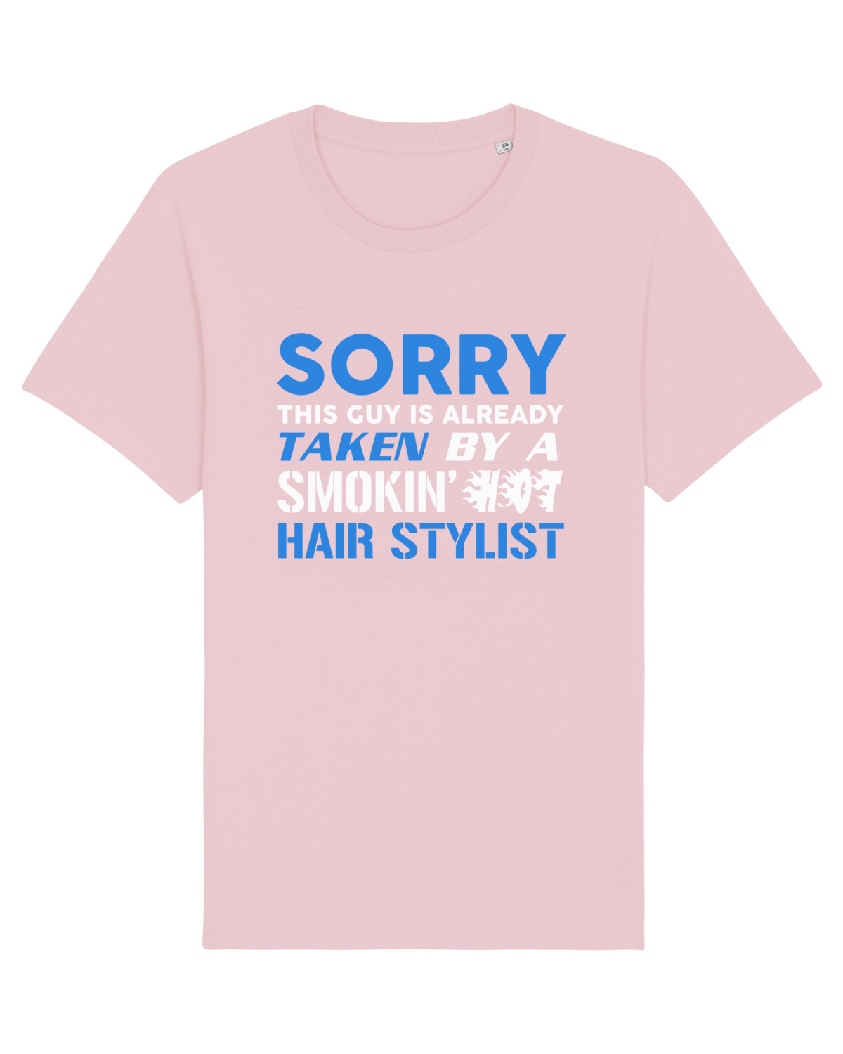 Tricou mânecă scurtă Unisex Rocker Cotton Pink