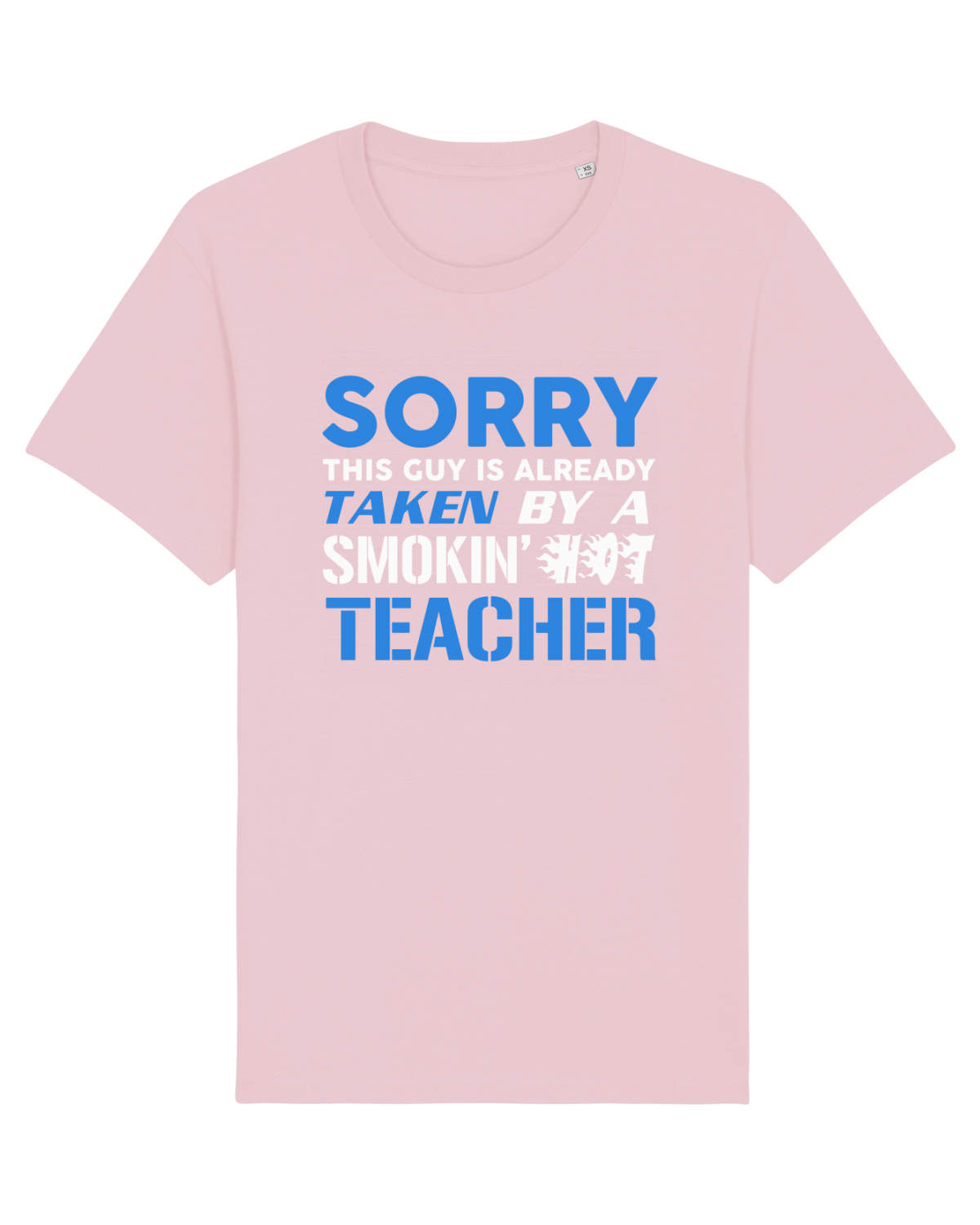 Tricou mânecă scurtă Unisex Rocker Cotton Pink