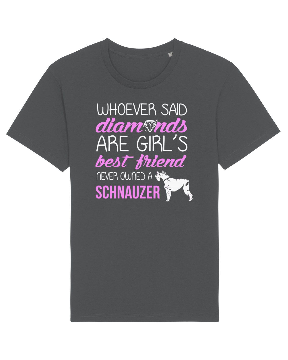 Tricou mânecă scurtă Unisex Rocker Anthracite
