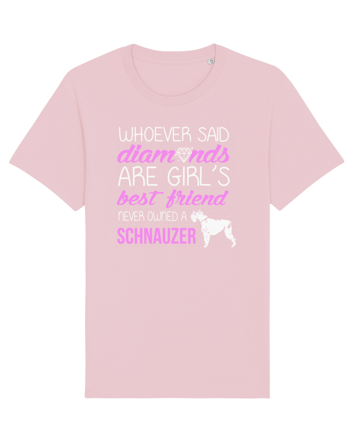 Tricou mânecă scurtă Unisex Rocker Cotton Pink