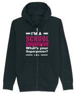 SCHOOL COUNSELOR Hanorac cu fermoar Unisex Connector