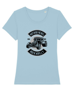 Hot Rod Rockabilly Black Tricou mânecă scurtă guler larg fitted Damă Expresser