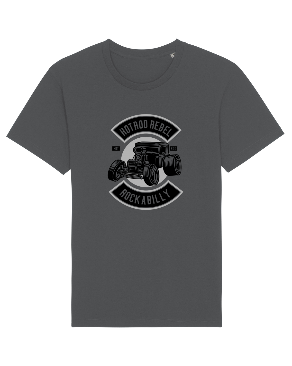 Tricou mânecă scurtă Unisex Rocker Anthracite