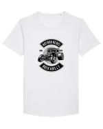 Hot Rod Rockabilly Black Tricou mânecă scurtă guler larg Bărbat Skater