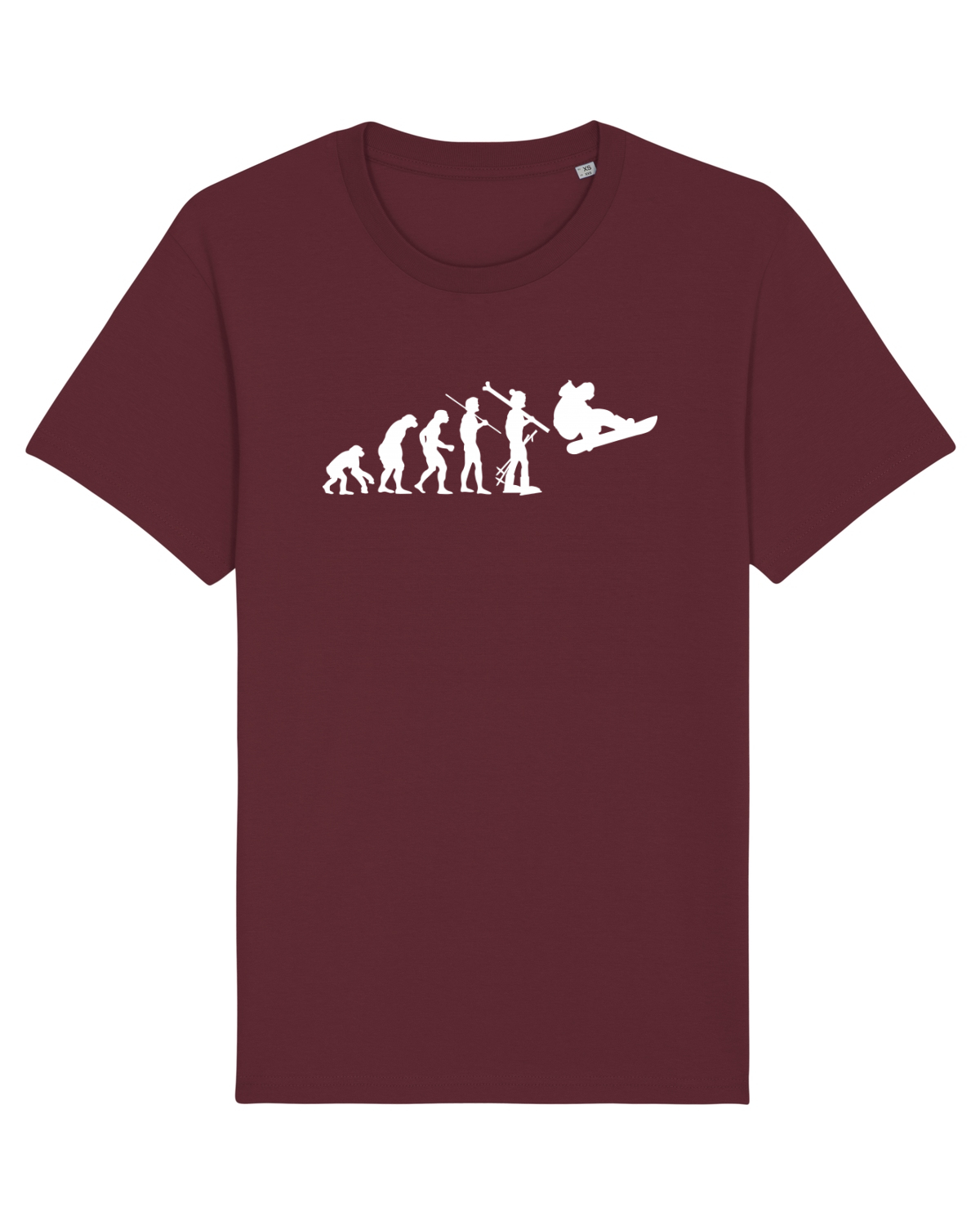 Tricou mânecă scurtă Unisex Rocker Burgundy
