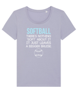 SOFTBALL Tricou mânecă scurtă guler larg fitted Damă Expresser