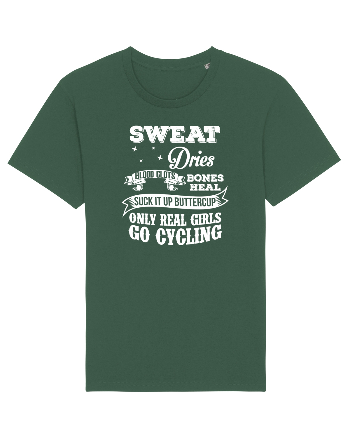 Tricou mânecă scurtă Unisex Rocker Bottle Green