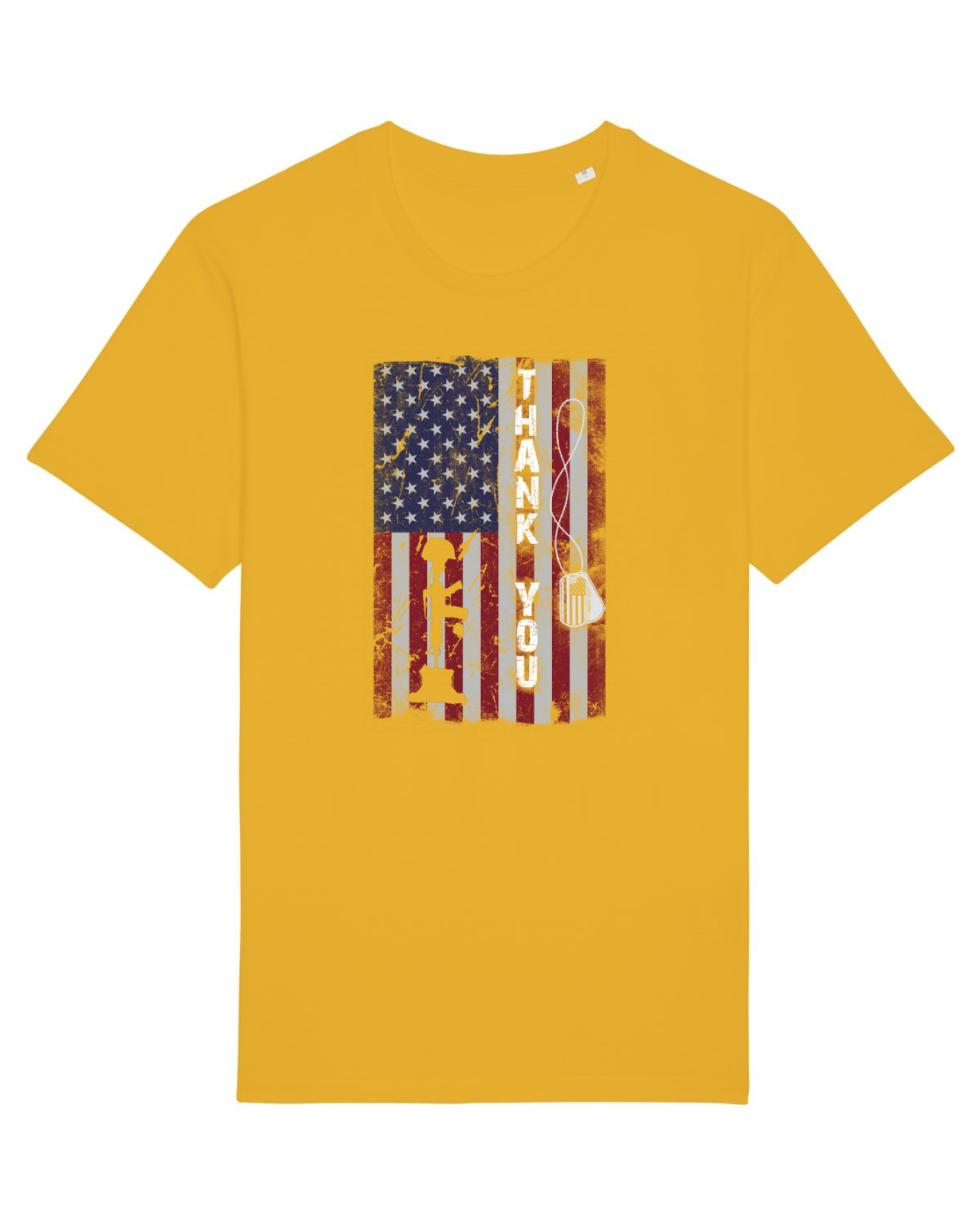 Tricou mânecă scurtă Unisex Rocker Spectra Yellow