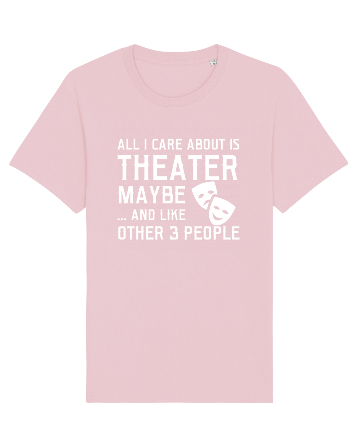 Tricou mânecă scurtă Unisex Rocker Cotton Pink