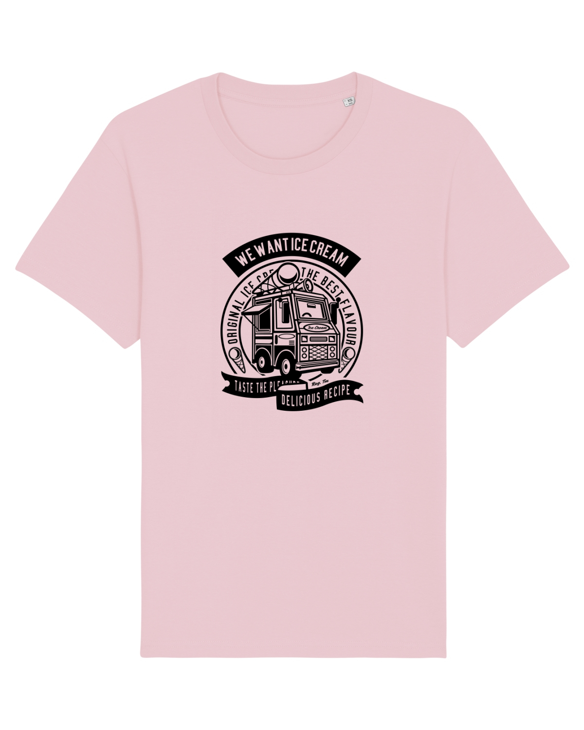 Tricou mânecă scurtă Unisex Rocker Cotton Pink