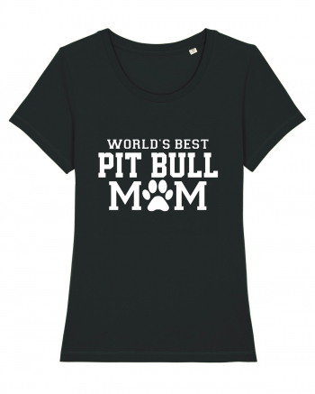 PIT BULL MOM Black