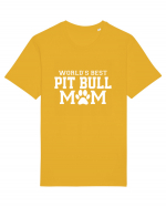 PIT BULL MOM Tricou mânecă scurtă Unisex Rocker