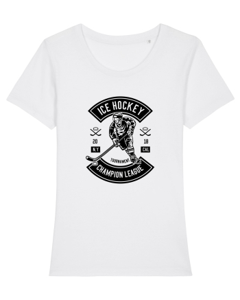 Ice Hokey Black White