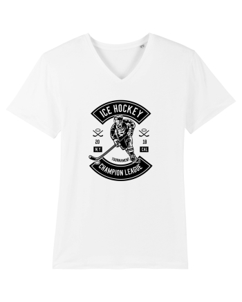 Ice Hokey Black White