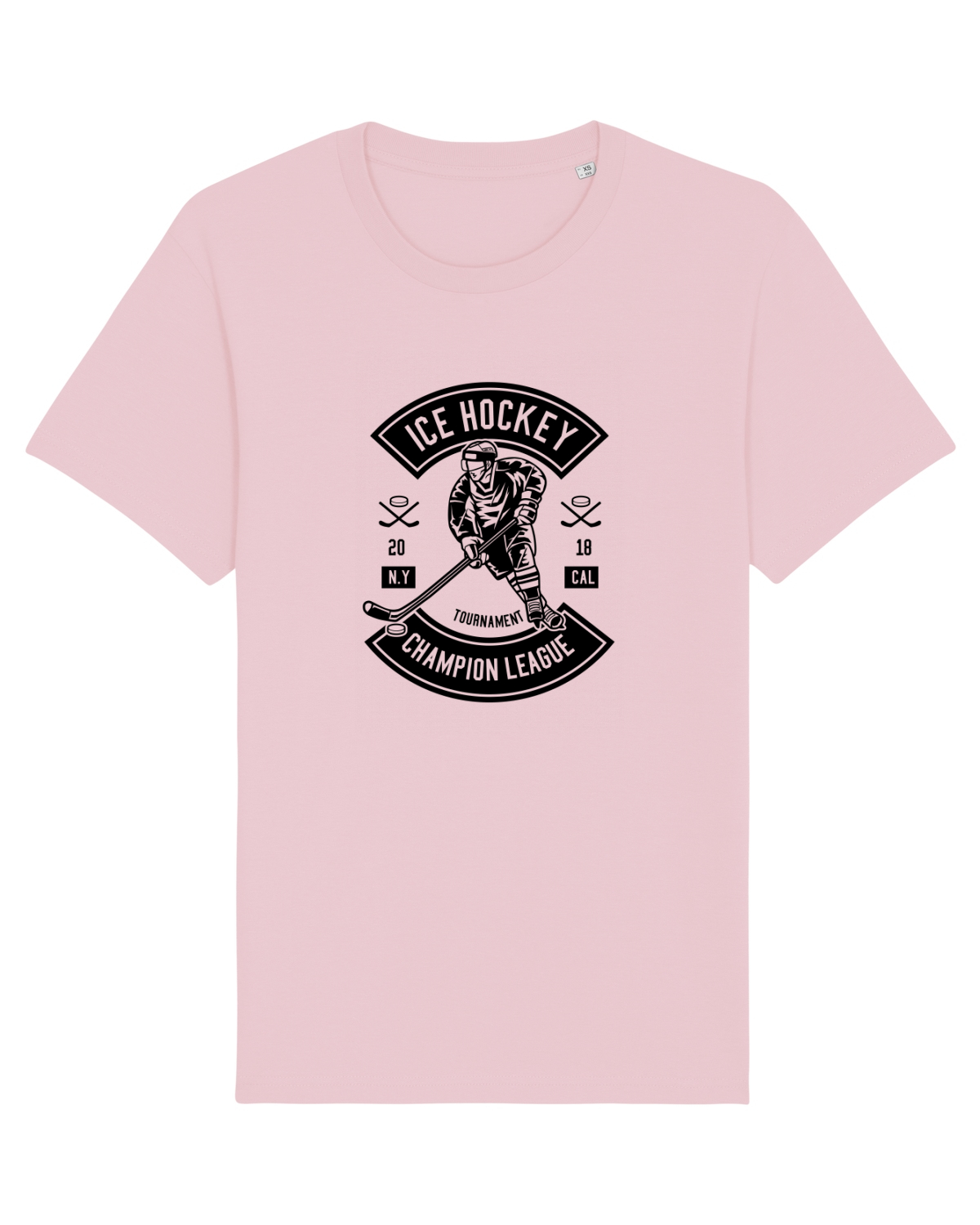 Tricou mânecă scurtă Unisex Rocker Cotton Pink