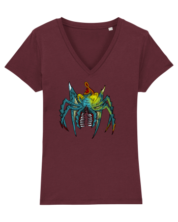FOREST NEON SPIDER Burgundy