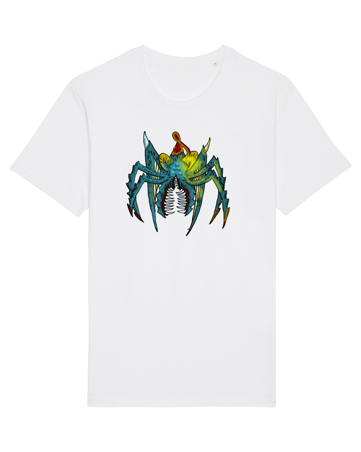 Tricou mânecă scurtă Unisex Rocker White