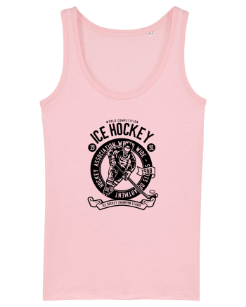 Ice Hockey Championship Black Cotton Pink