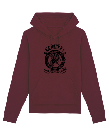Ice Hockey Championship Black Burgundy