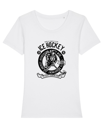 Ice Hockey Championship Black White