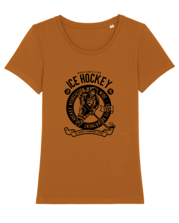 Ice Hockey Championship Black Roasted Orange
