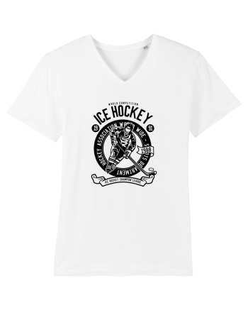 Ice Hockey Championship Black White