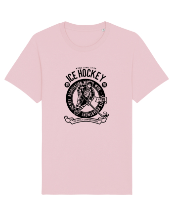 Ice Hockey Championship Black Cotton Pink