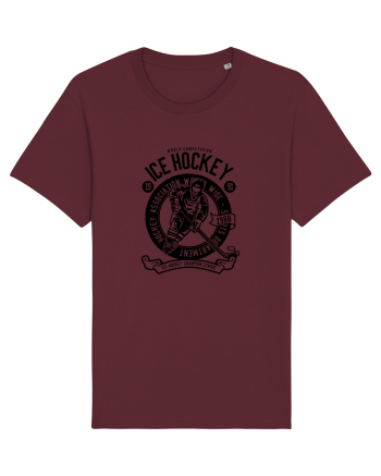 Ice Hockey Championship Black Burgundy