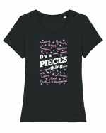 PIECES Tricou mânecă scurtă guler larg fitted Damă Expresser