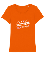 SAGITTARIUS Tricou mânecă scurtă guler larg fitted Damă Expresser
