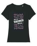 TAURUS Tricou mânecă scurtă guler larg fitted Damă Expresser