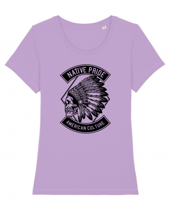 Indian Skull Black Lavender Dawn