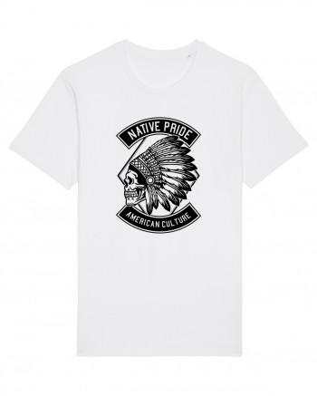Indian Skull Black White