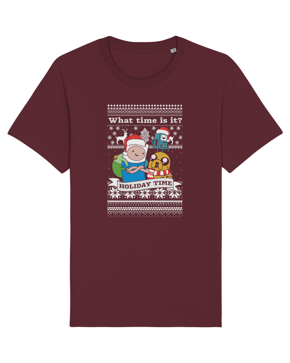 Tricou mânecă scurtă Unisex Rocker Burgundy