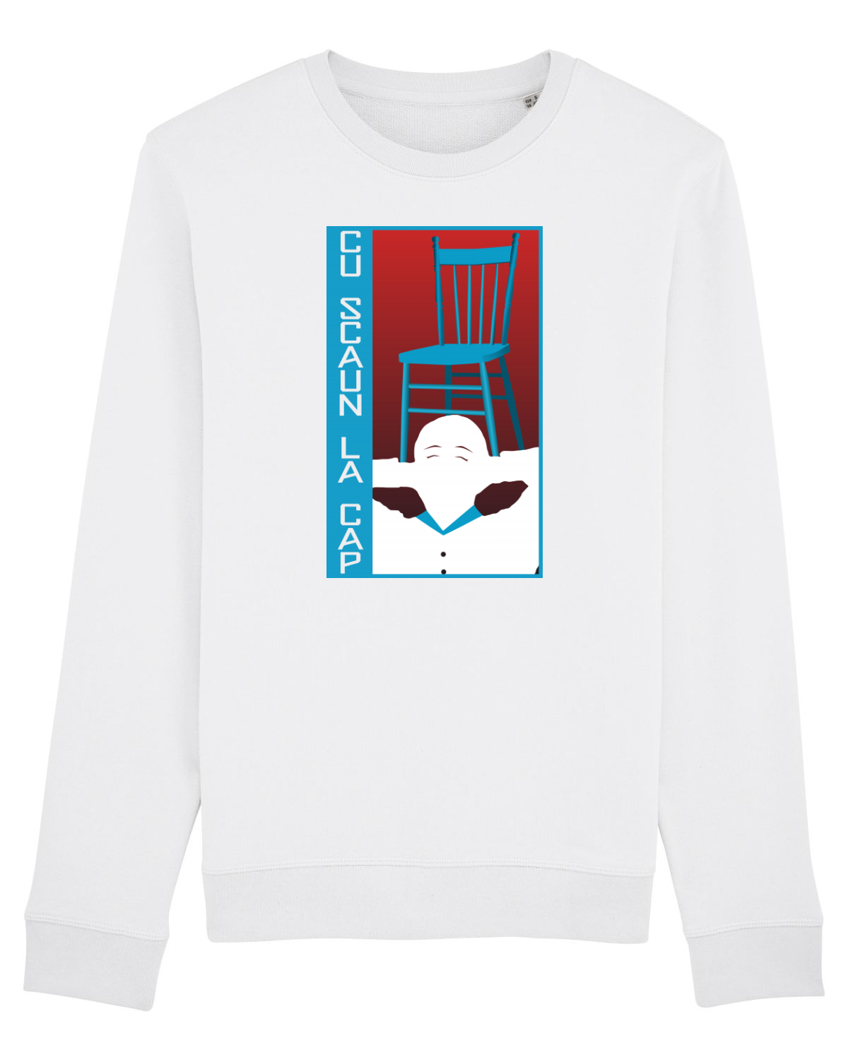Bluză mânecă lungă Unisex Rise White