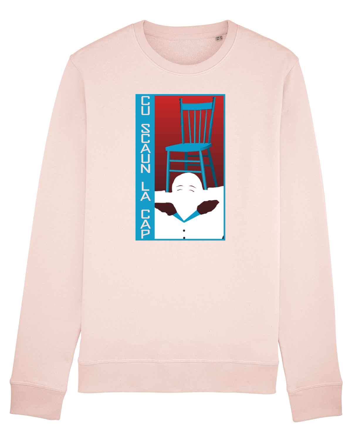 Bluză mânecă lungă Unisex Rise Candy Pink