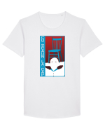 Cu scaun la cap Tricou mânecă scurtă guler larg Bărbat Skater