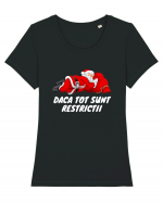  Mos Craciun se odihneste anul acesta din cauza restrictiilor...? Tricou mânecă scurtă guler larg fitted Damă Expresser