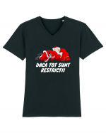  Mos Craciun se odihneste anul acesta din cauza restrictiilor...? Tricou mânecă scurtă guler V Bărbat Presenter