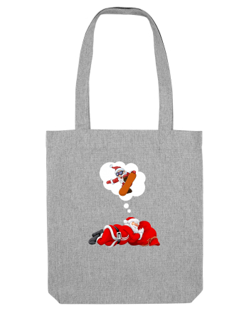 Mos Craciun Viseaza ca se da cu placa! Snowboarding Heather Grey