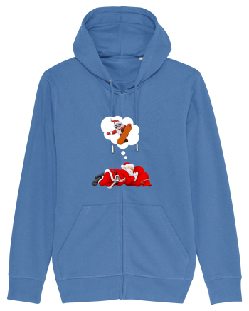 Mos Craciun Viseaza ca se da cu placa! Snowboarding Bright Blue