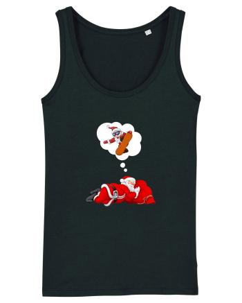Mos Craciun Viseaza ca se da cu placa! Snowboarding Black