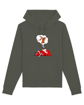 Mos Craciun Viseaza ca se da cu placa! Snowboarding Khaki