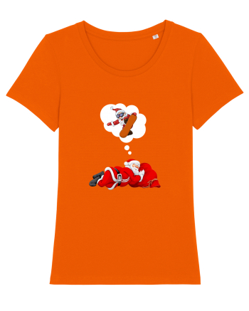 Mos Craciun Viseaza ca se da cu placa! Snowboarding Bright Orange