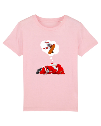 Mos Craciun Viseaza ca se da cu placa! Snowboarding Cotton Pink