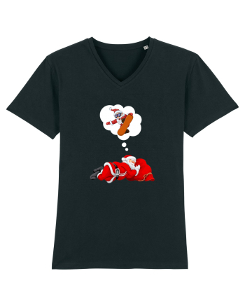 Mos Craciun Viseaza ca se da cu placa! Snowboarding Black