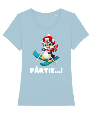 Pârtie... schior Incepător! Feriți-vă! Sky Blue