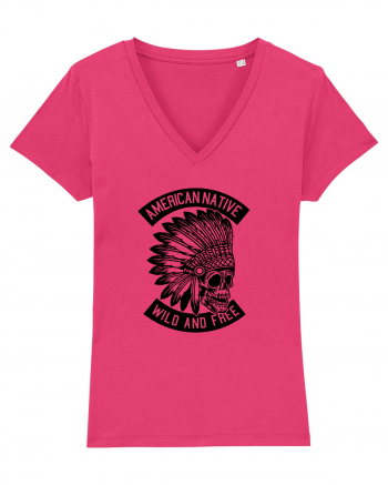 American Native Skull Black Raspberry